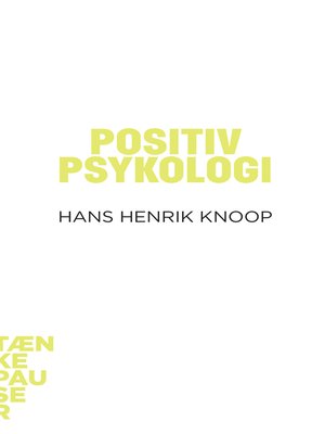 cover image of Positiv psykologi